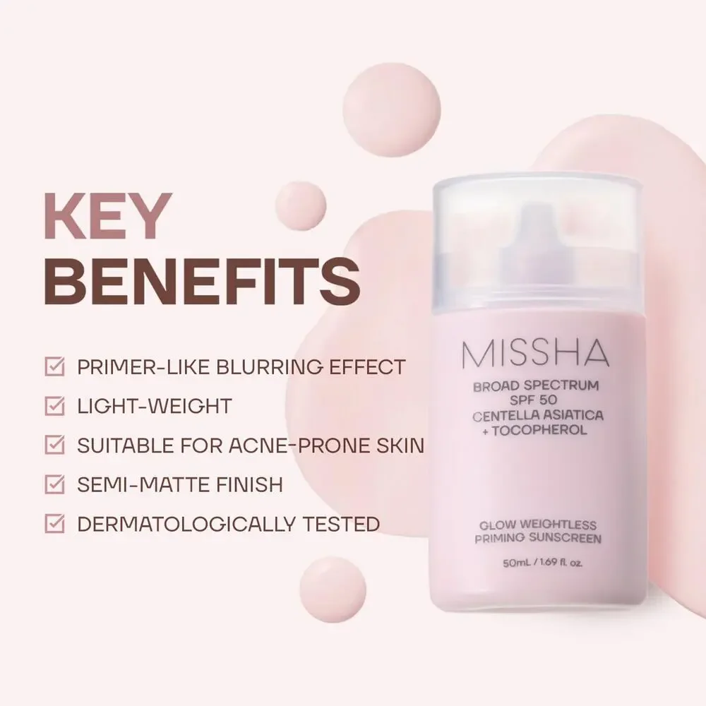 MISSHA Glow Priming Sunscreen SPF 50